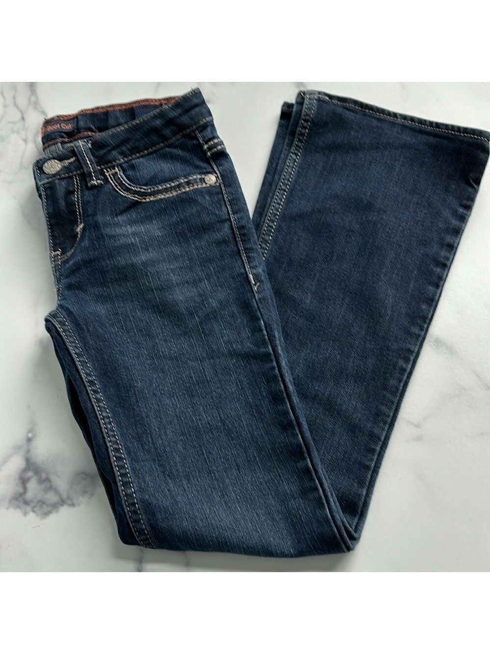 Levi's Boot Cut Jeans Adjustable Waist Girls Size 8R